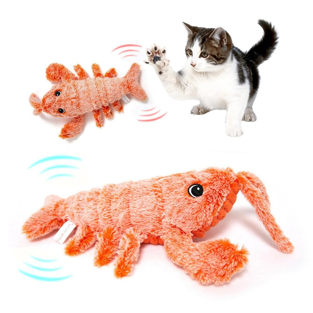 Langosta saltarina interactiva para gatos